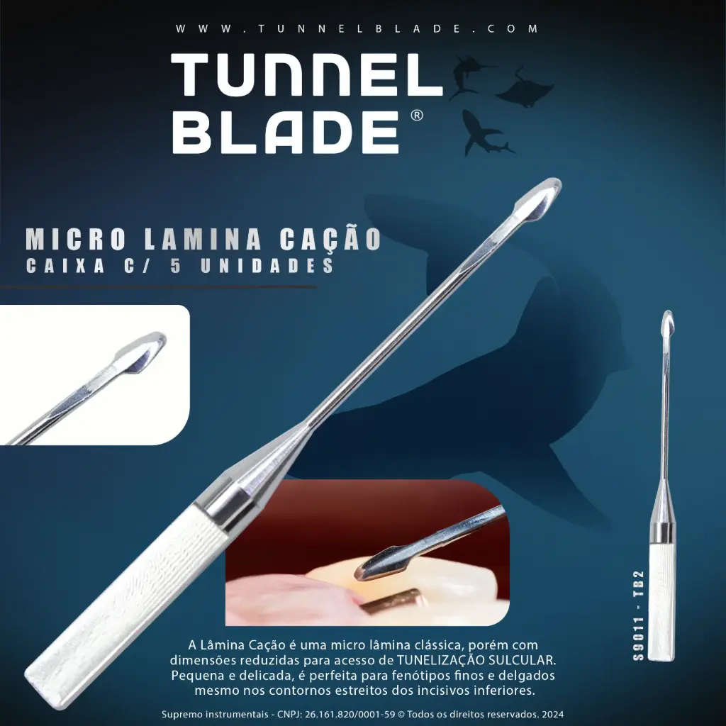 Hoja de Microbisturí - Tunnel Blade TB2 - Caja x 5