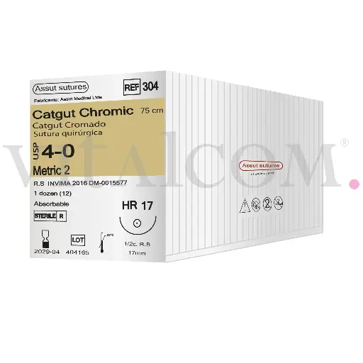 [AST-304] Catgut 4-0 / HR17 / 75cm
